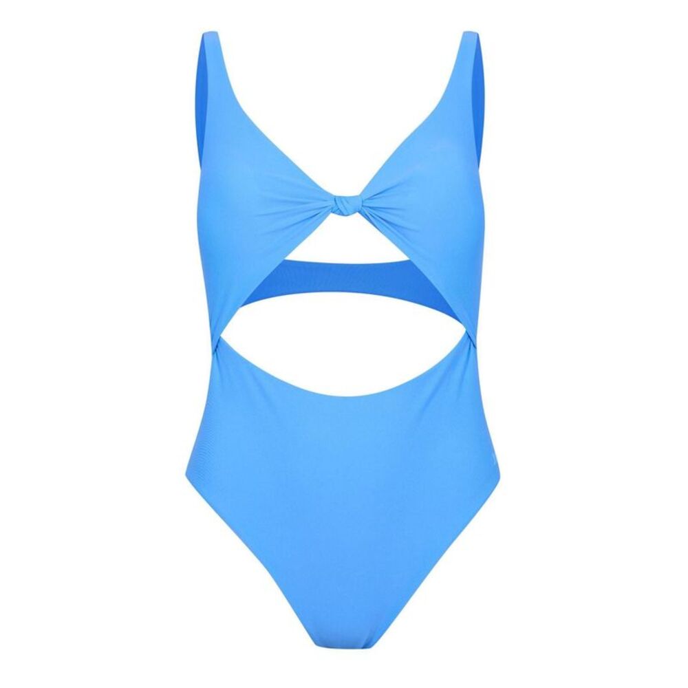 Jack Wills Womens/Ladies Knotted One Piece Bathing Suit / Marine